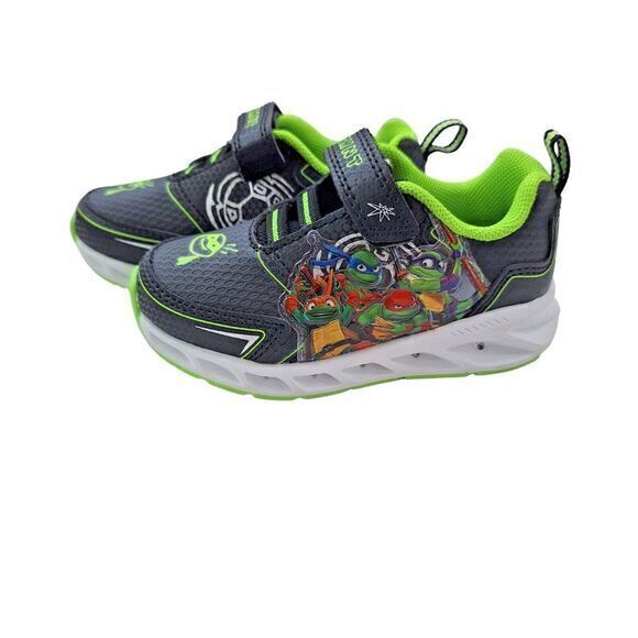 TMNT Teenage Mutant‎ Ninja Turtles Boys Sneakers Toddlers Size 7 Light-up Shoes - Picture 8 of 16